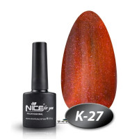 Гель лак Nice кошачий глаз К - 27